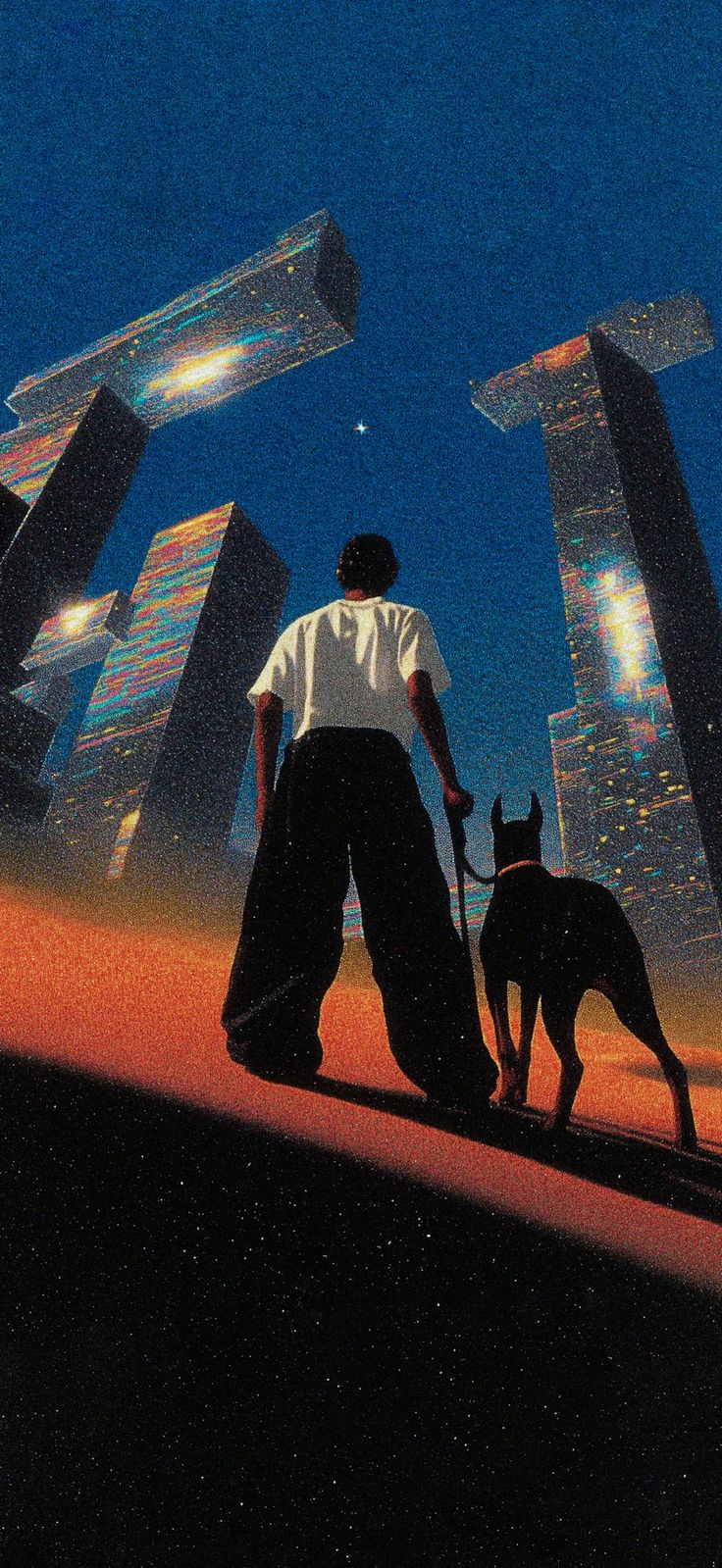 Cosmic sci-fi obelisks